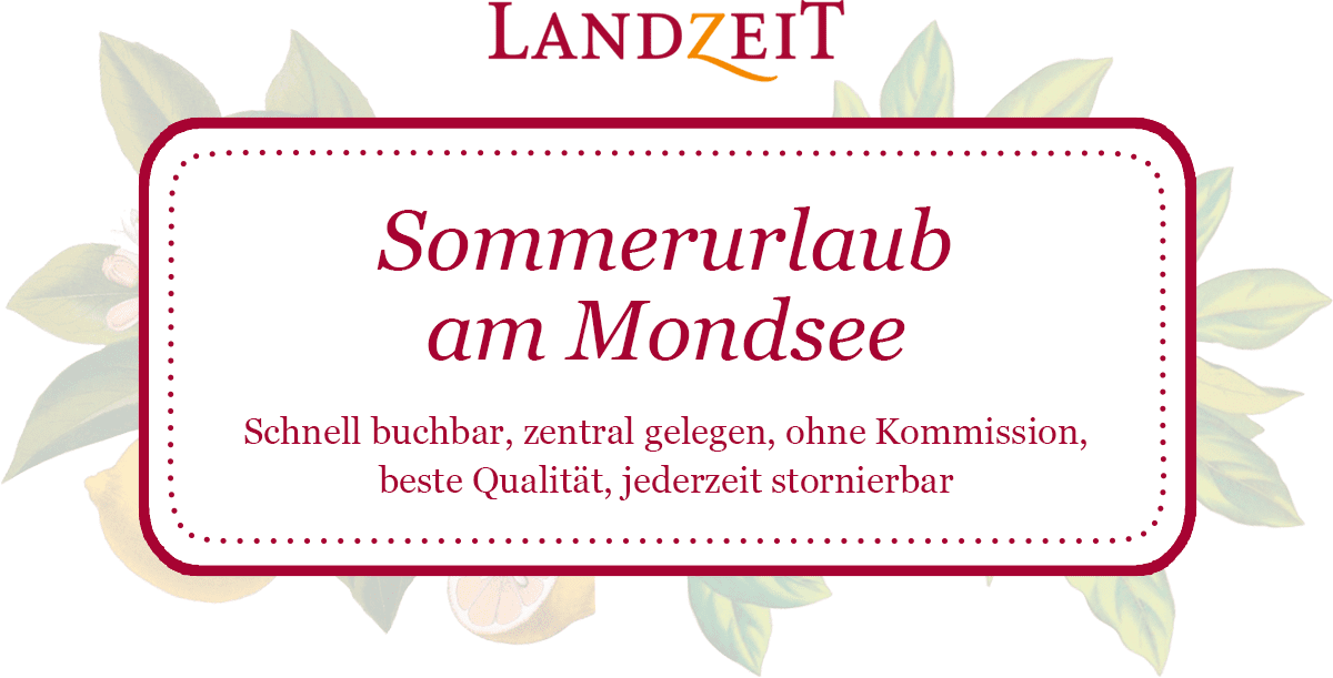 Sommerurlaub am Mondsee